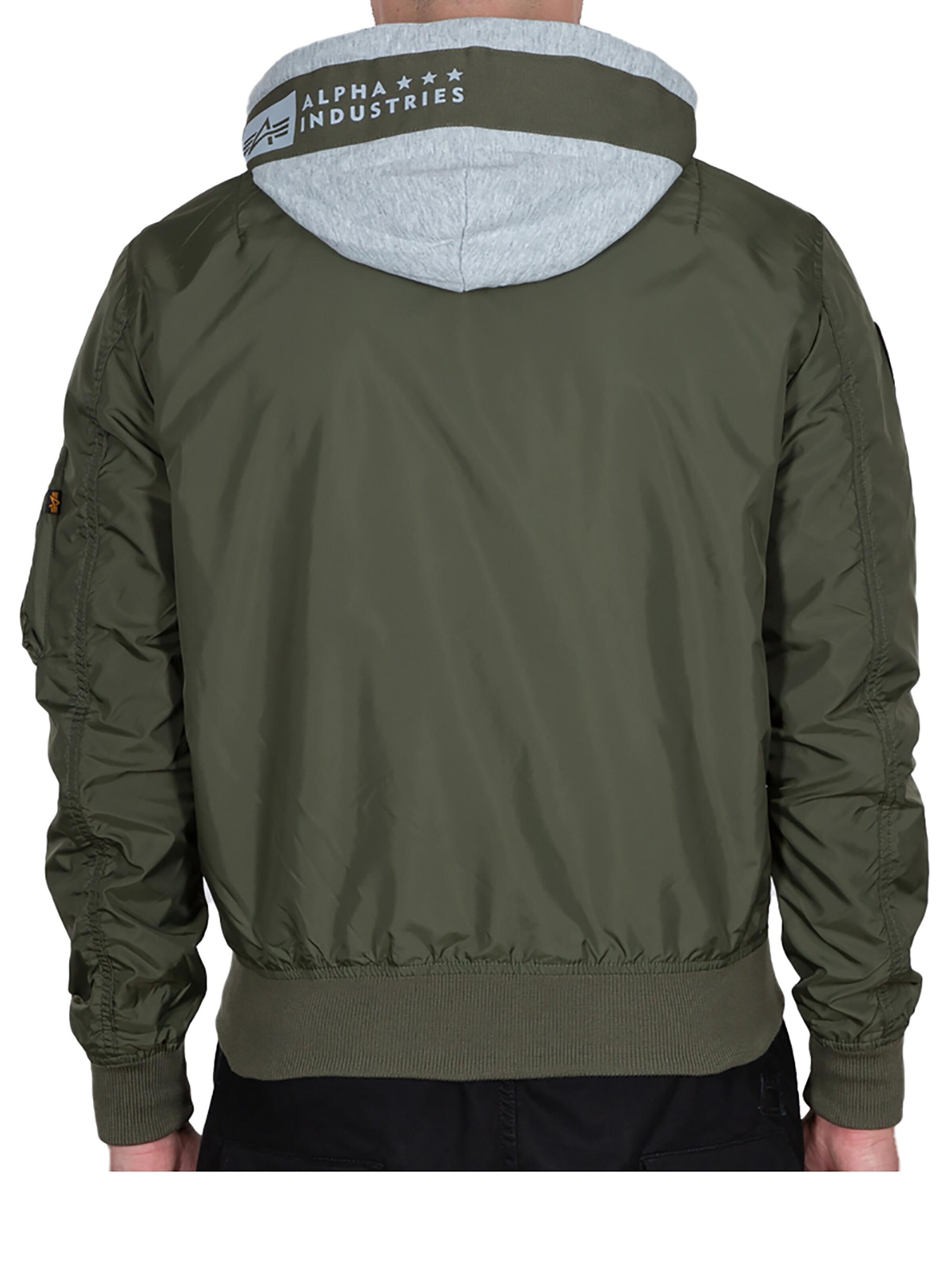 ALPHA INDUSTRIES Between-Season Jacket 'MA-1 TT' in Green