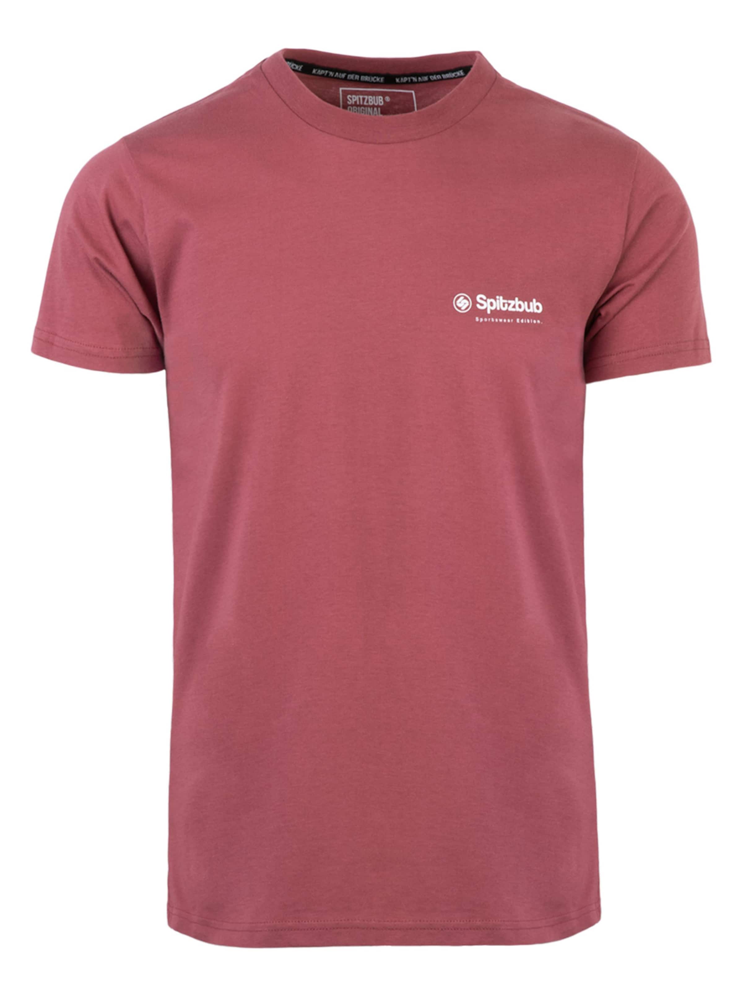 SPITZBUB Shirt ' ludis ' in Rood: voorkant