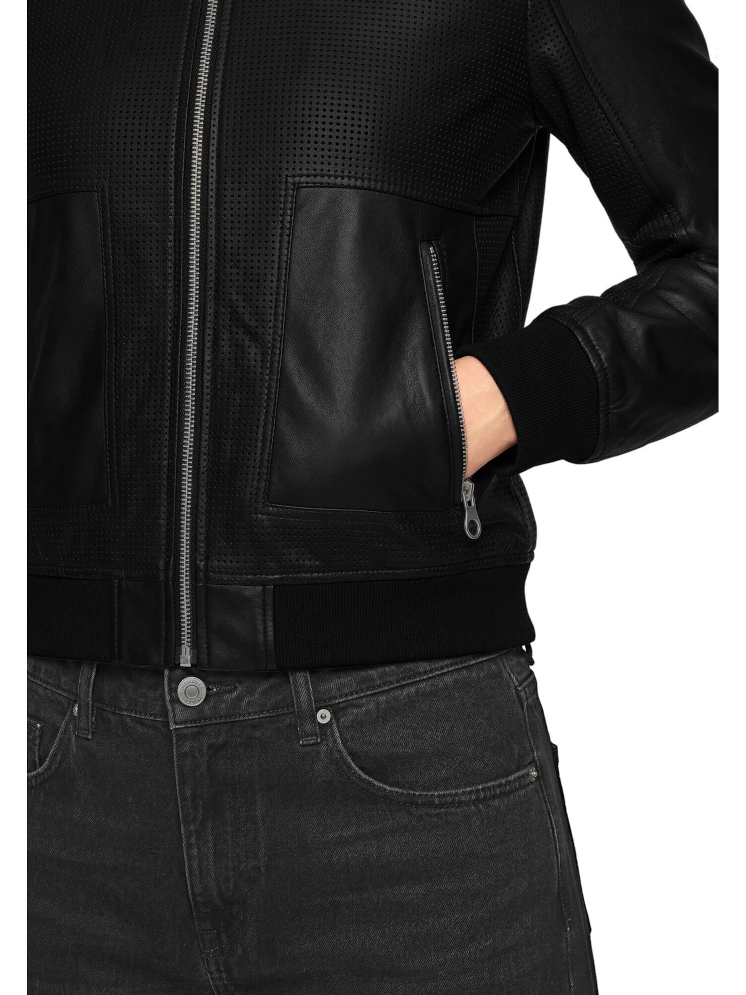 Amber & June Between-Season Jacket in Black