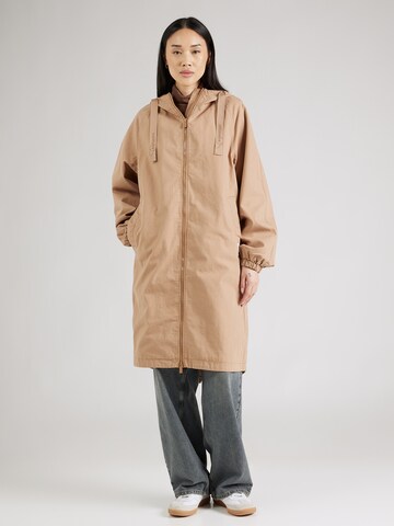 Manteau mi-saison QS en beige : devant