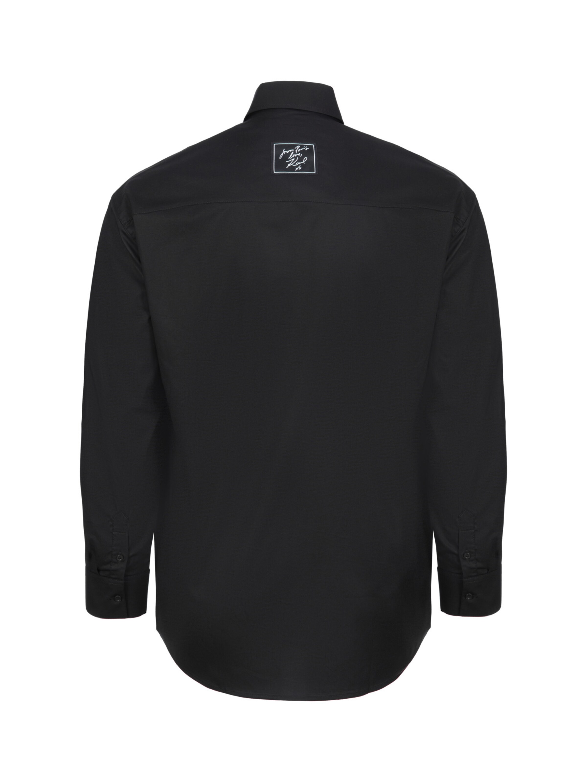 Karl Lagerfeld Comfort fit Button Up Shirt in Black