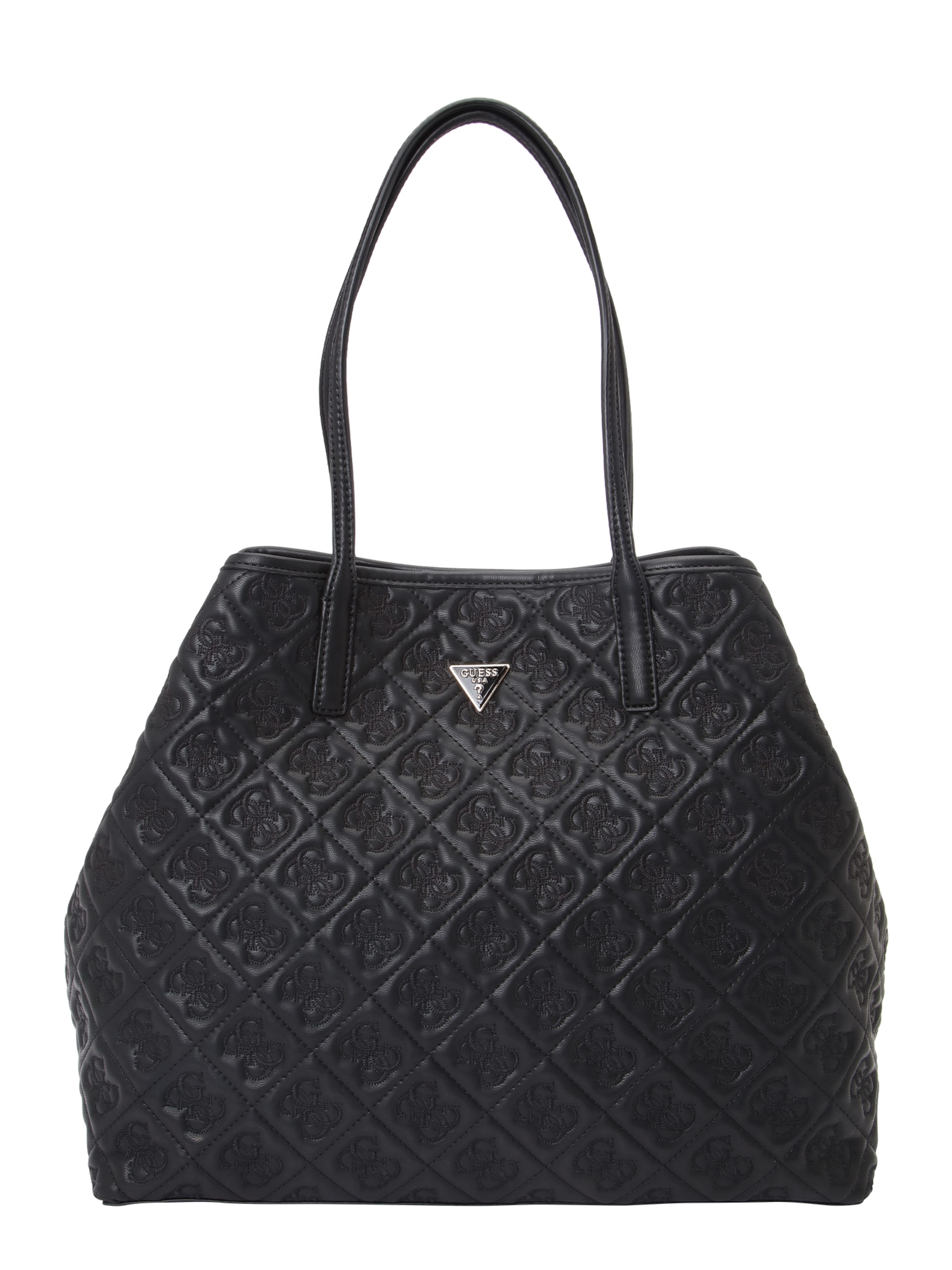 GUESS Μεγάλη τσάντα 'ADELASIA LARGE 2 IN 1 TOTE' σε μαύρο: μπροστά