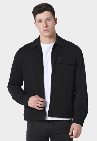 883Police Jacke 'WOOLSTON' in Schwarz: Vorderseite