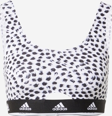 ADIDAS SPORTSWEAR Bralette Bra in Black: front