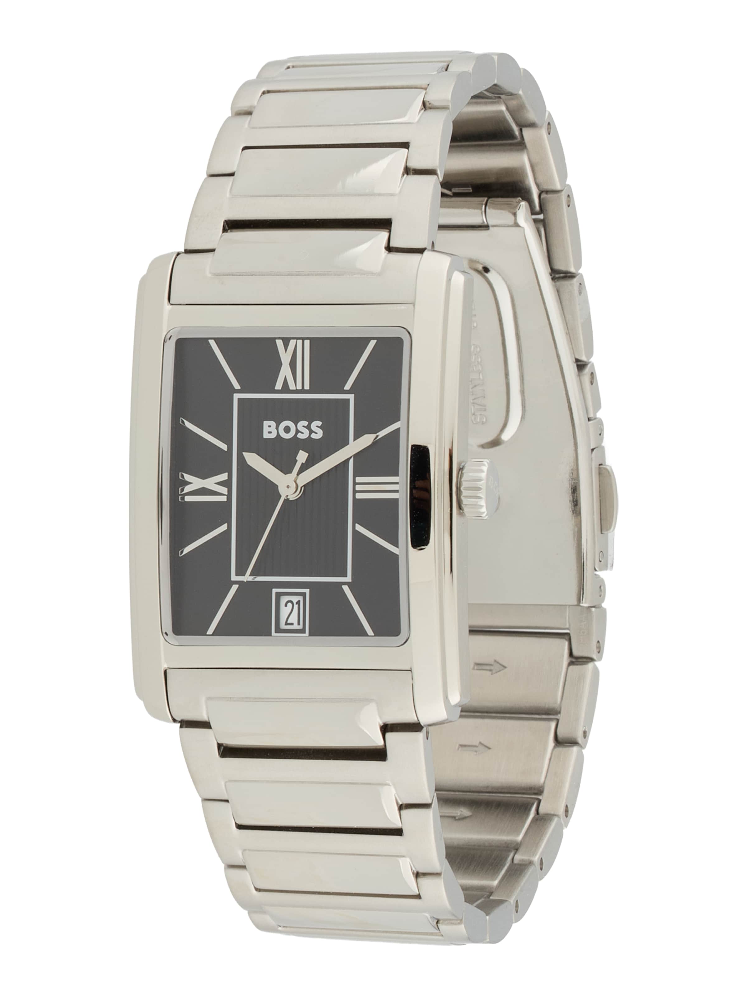 BOSS Analog klocka 'Principle dress' i silver: framsida