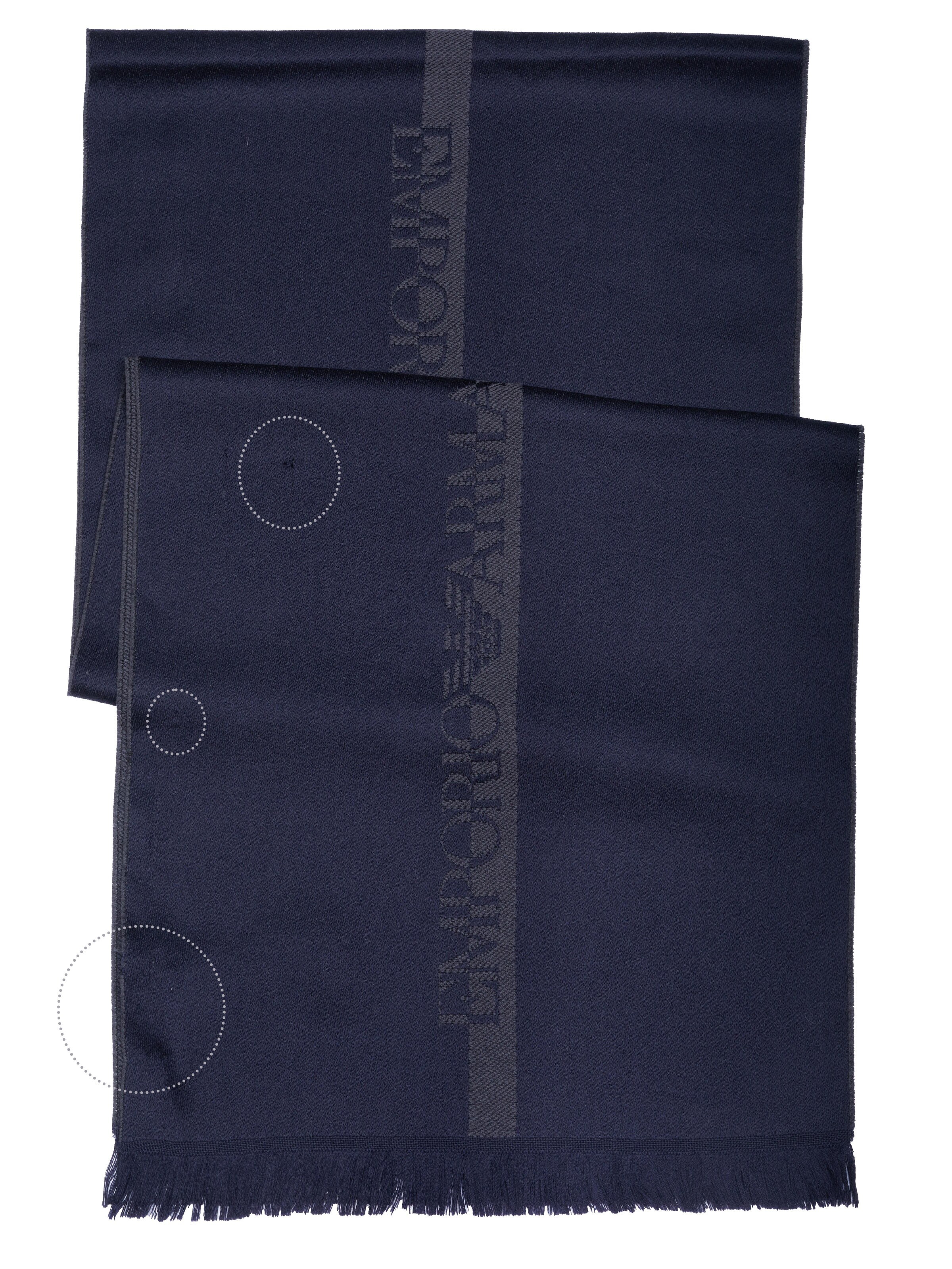 Écharpe 'Emporio' ARMANI en bleu