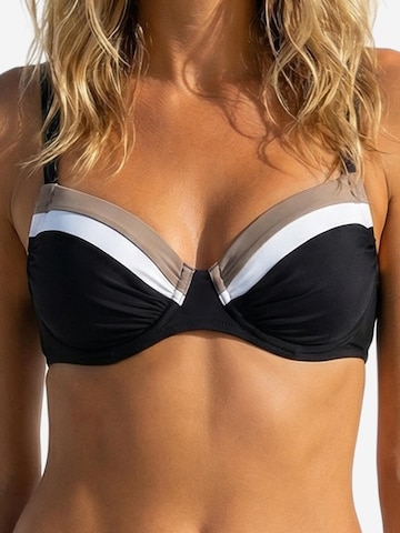 SUNFLAIR Balconette Bikini 'Basic' in Schwarz