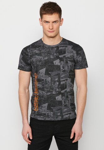 KOROSHI Shirt in Grau: Vorderseite