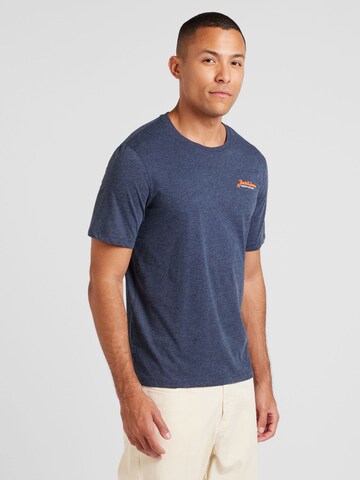 Tricou 'JJERIK' de la JACK & JONES pe albastru: față