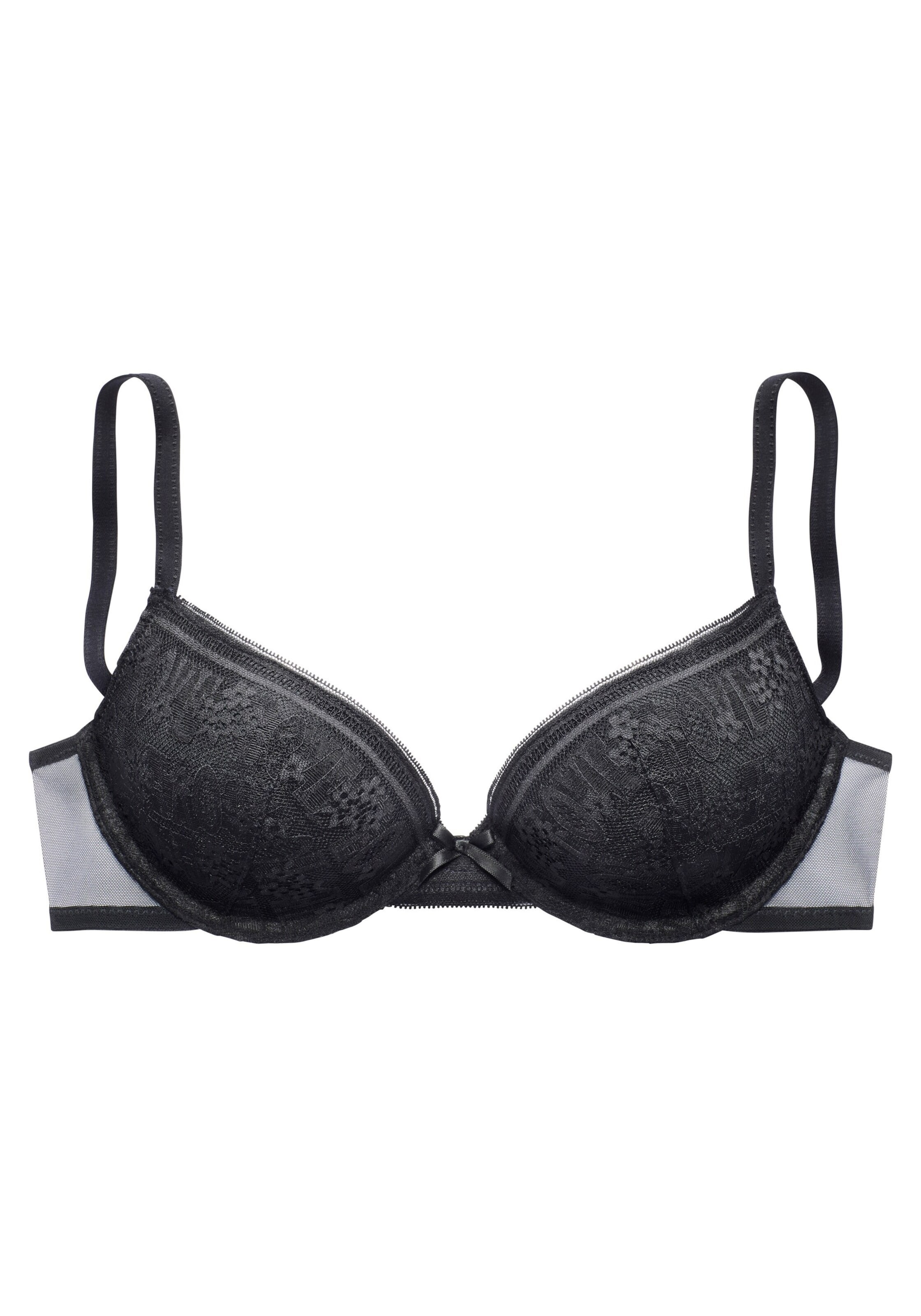 VIVANCE Push-up Σουτιέν σε μαύρο: μπροστά