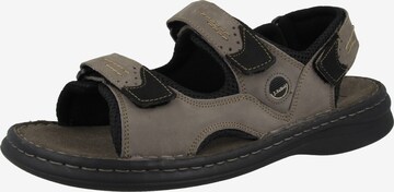 JOSEF SEIBEL Hiking Sandals 'Franklin' in Grey: front