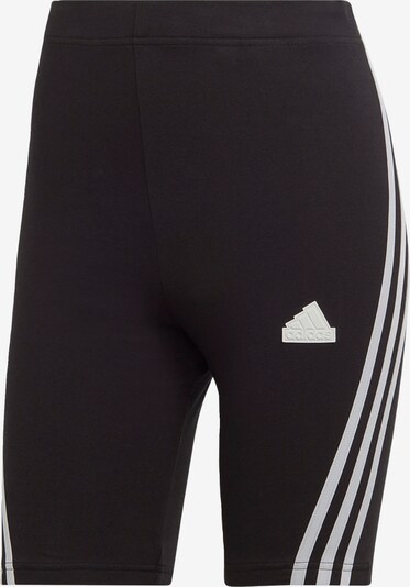 ADIDAS SPORTSWEAR Pantalon de sport 'Future Icons 3-Stripes Bike' en noir / blanc, Vue avec produit