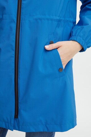 Fransa Between-Seasons Coat 'Pafasa' in Blue