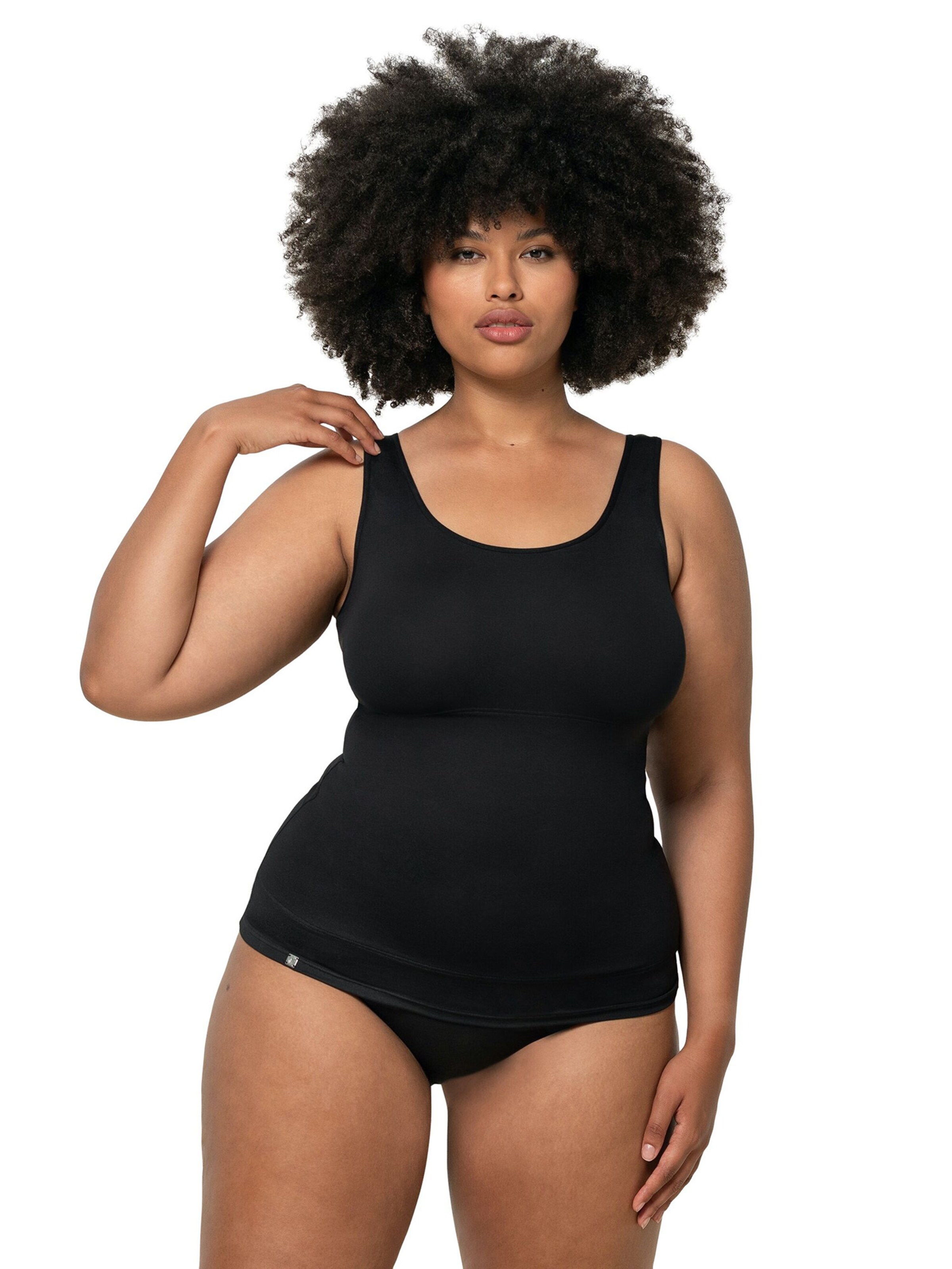 TRIUMPH Top ' Trendy Sensation ' in Zwart: voorkant