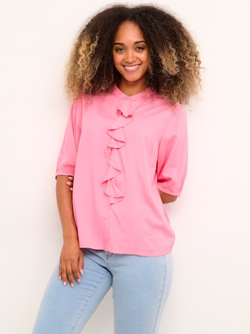 Camicia da donna 'Susannah' di Cream in rosa: frontale