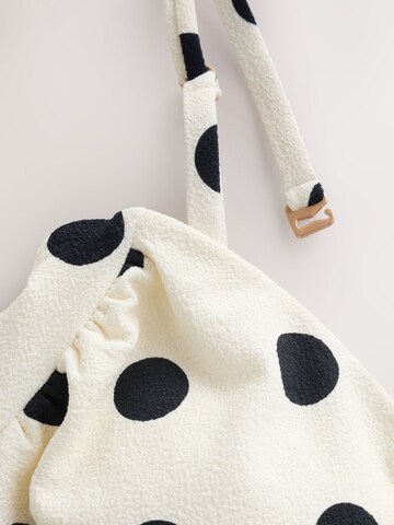 Next Bandeau Tankini top in White