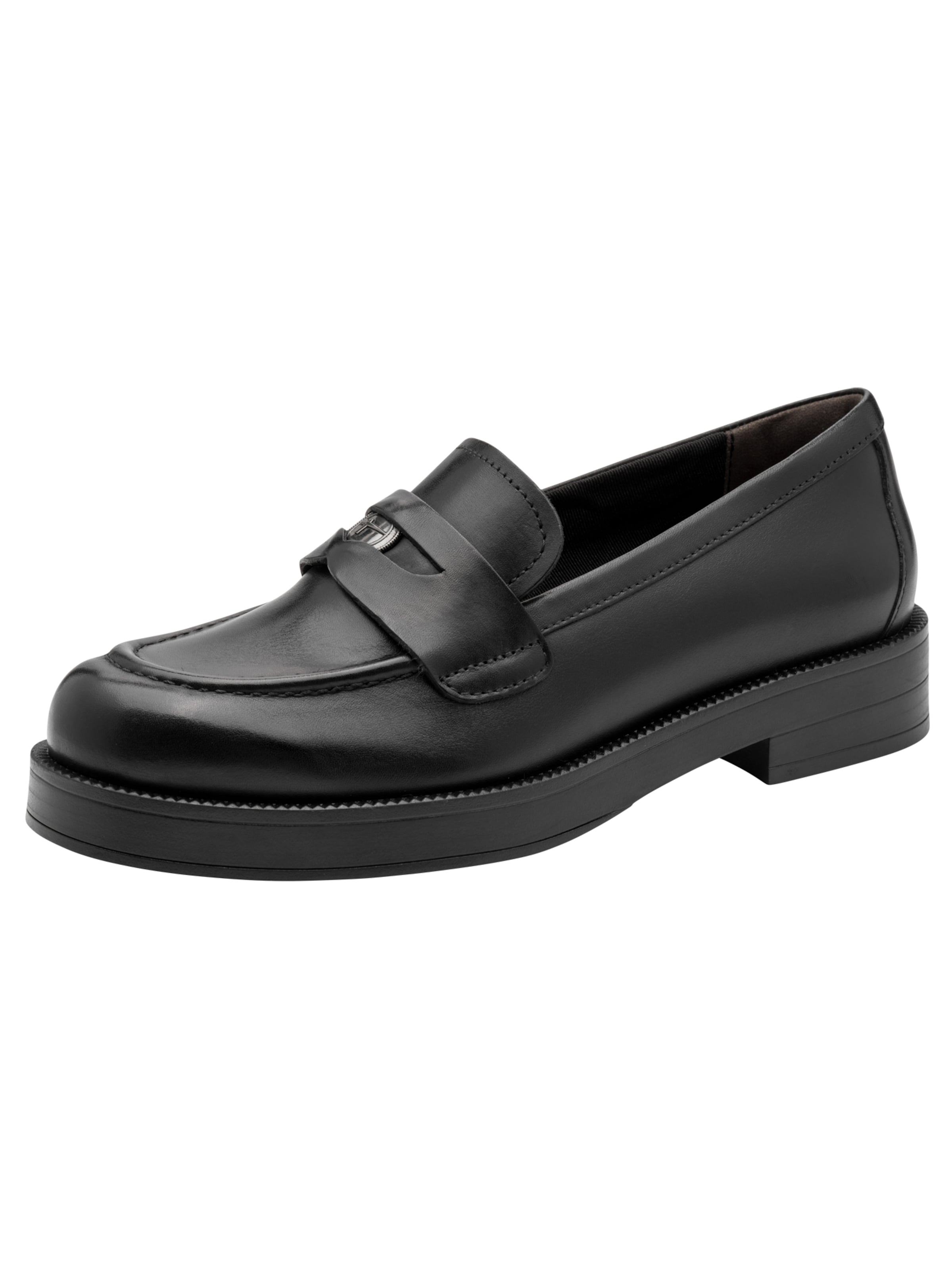 Tamaris Slip-ons in Black: front