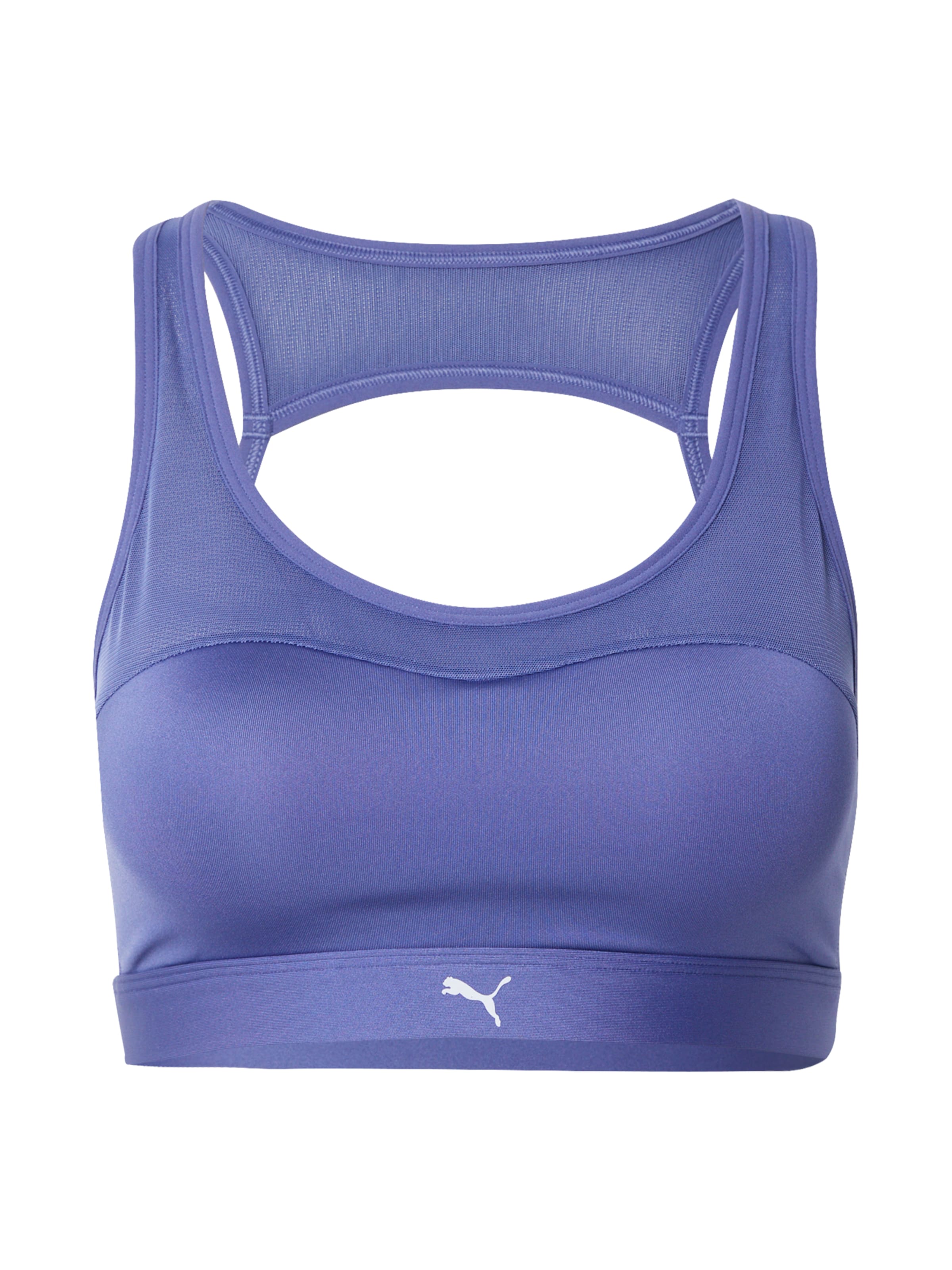 PUMA Bustier Sport bh &#x27;MOVE STRONG&#x27; in Blauw: voorkant
