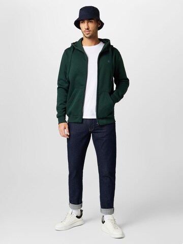 G-Star RAW - Regular Fit Casaco em moletão 'Premium Core' em verde