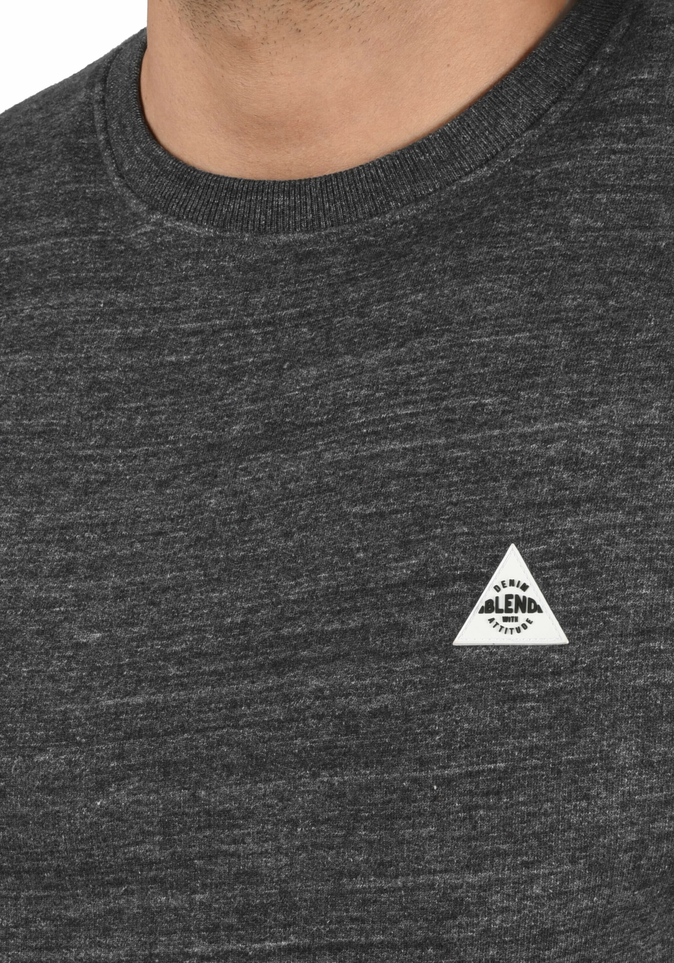 BLEND - Sweatshirt 'Henry' em cinzento