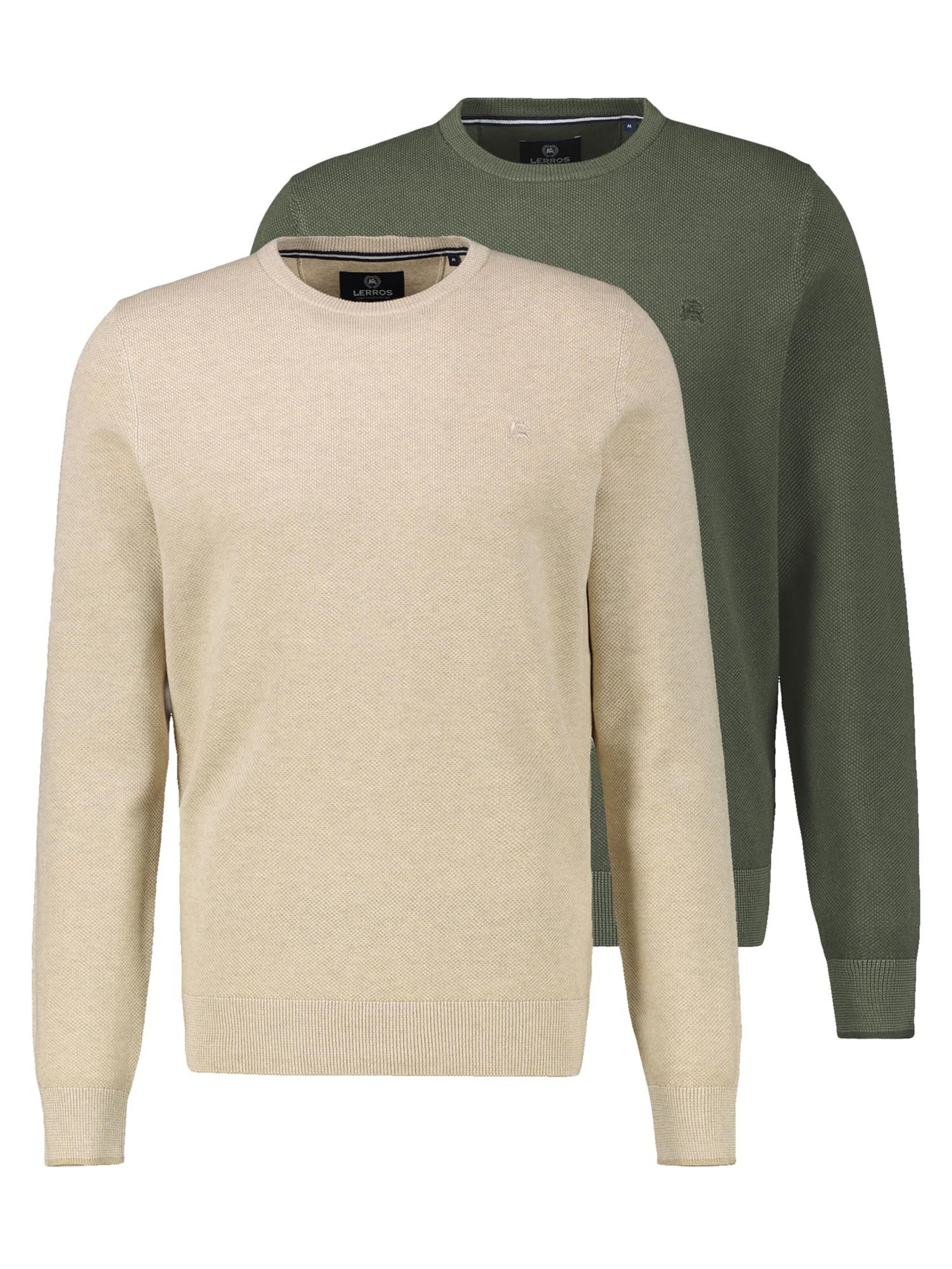 LERROS Sweater 'Basic' in Green: front