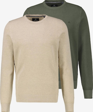 LERROS Sweater 'Basic' in Green: front