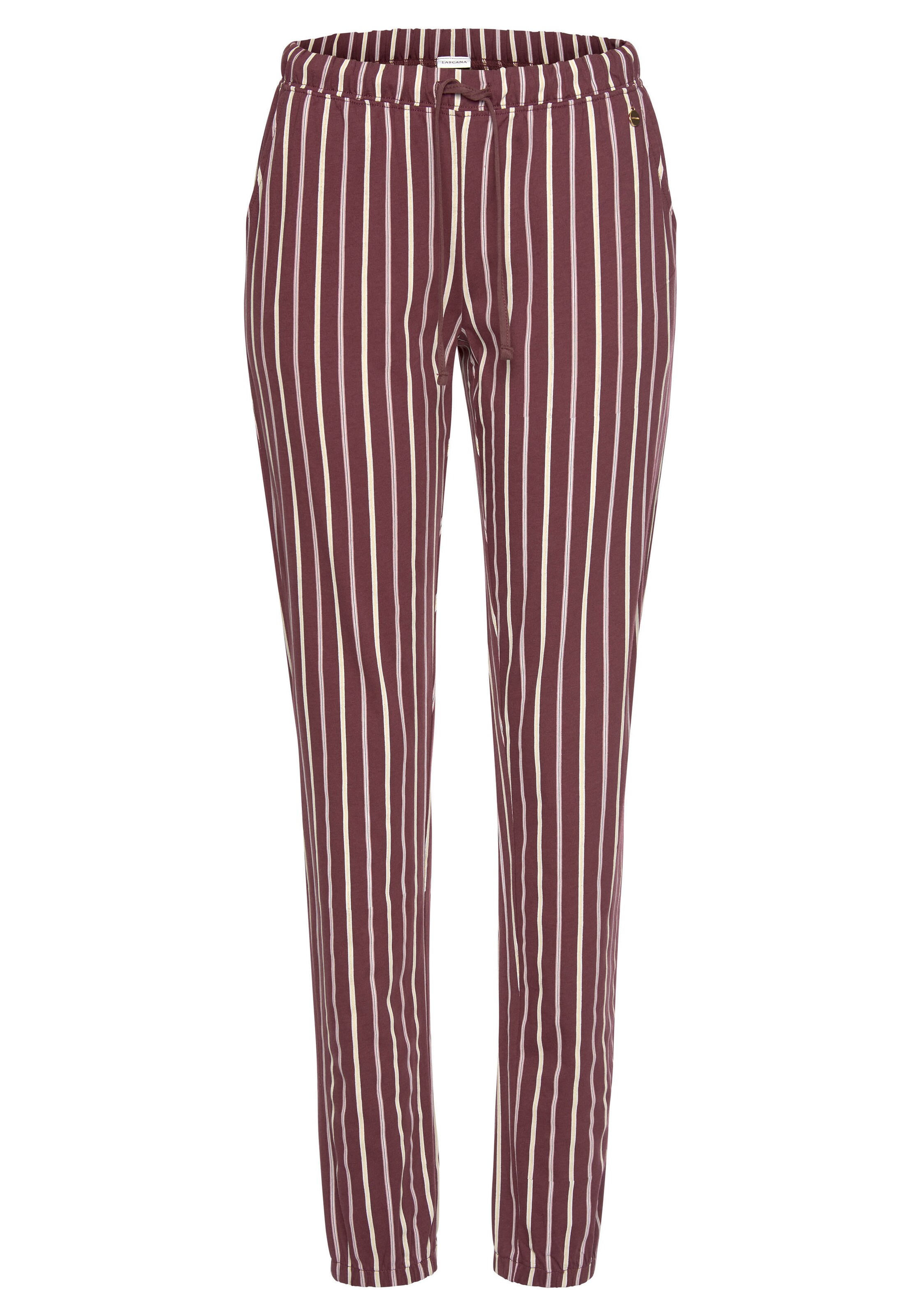 LASCANA Pyjama in Zwart