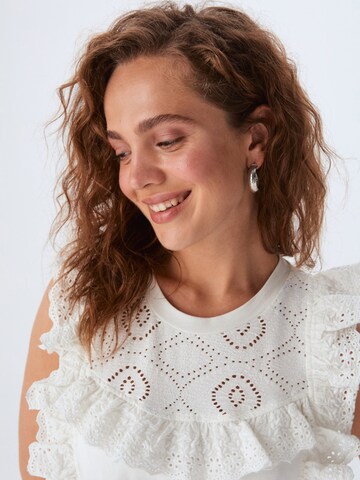 Haut 'Pobele' LTB en blanc