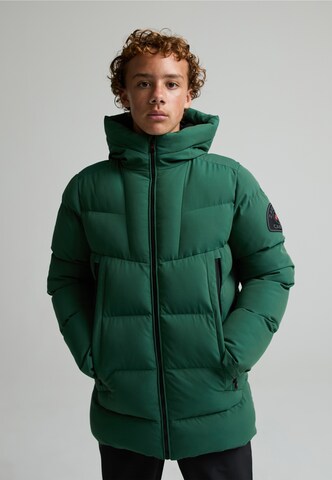 Zavetti Canada Winter parka in Green: front