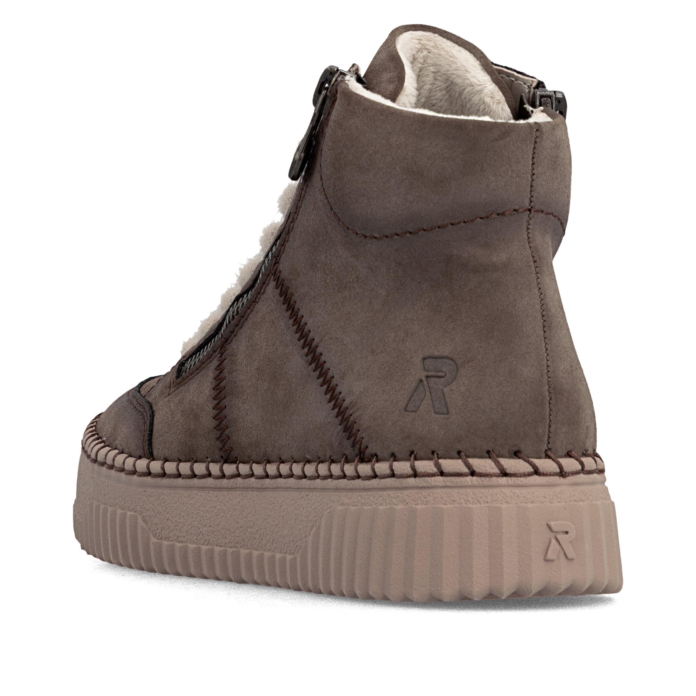 Baskets hautes 'N9901' Rieker en marron