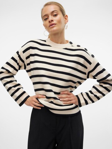 VERO MODA Sweater 'VMSaba' in Beige