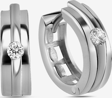 Boucles d'oreilles Dkeniz en argent : devant