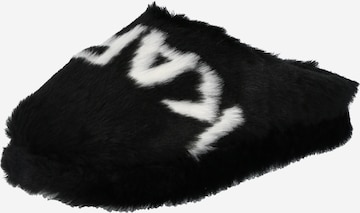 Pantoufle Karl Lagerfeld en noir : devant