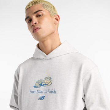 new balance Sweatshirt 'Cafe' in Grey