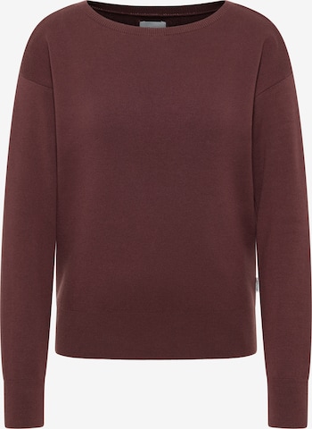 MUSTANG Sweater 'Style Marianna' in Brown: front