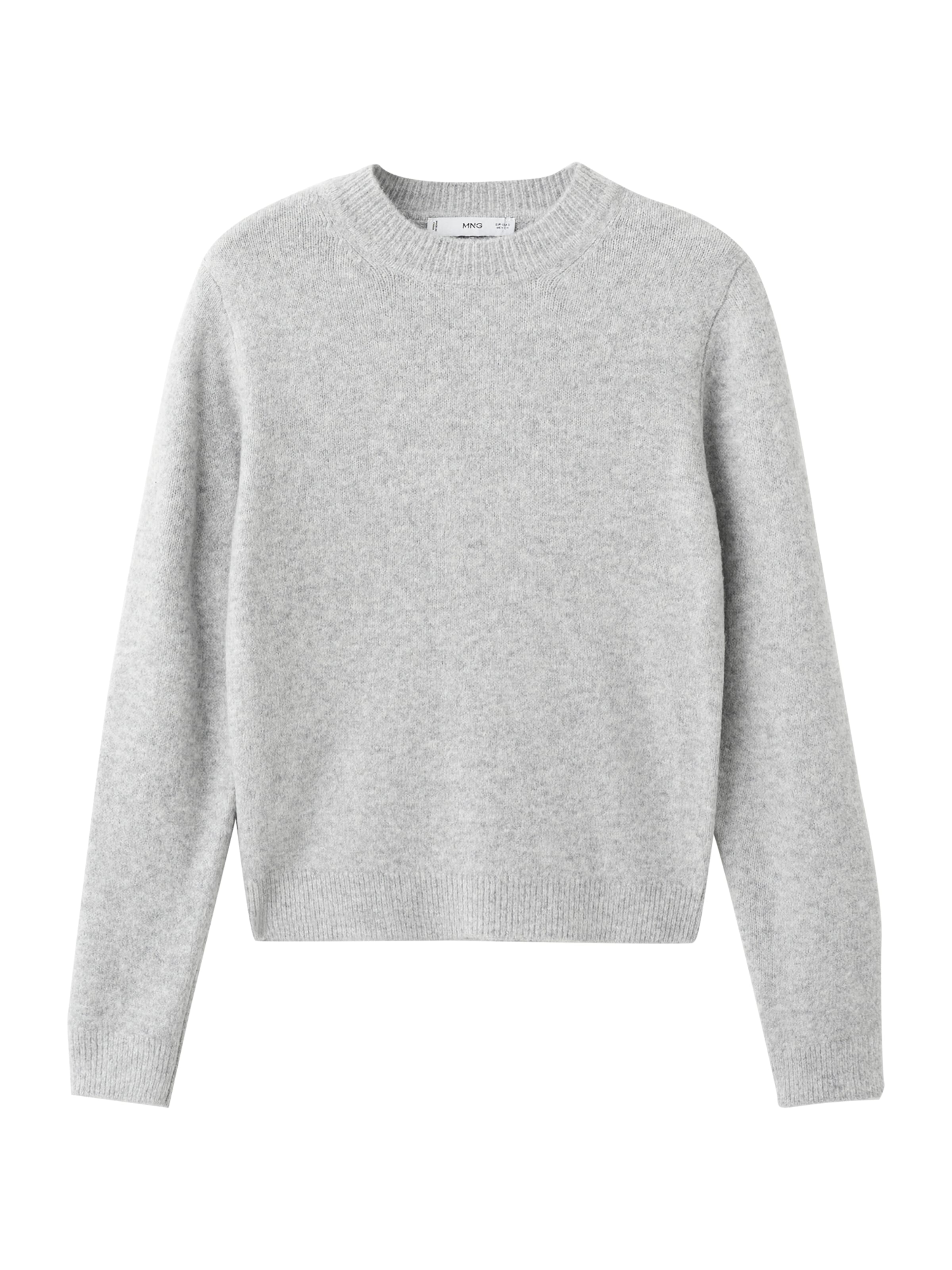 MANGO Pullover 'SEEDSUN' in Grau: Vorderseite