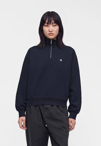 Bluză de molton 'Casey' de la Carhartt WIP pe albastru: față
