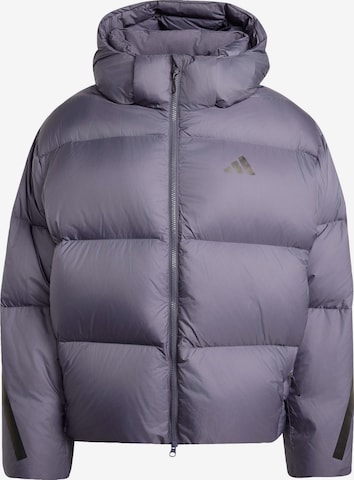 Veste de sport 'Z.N.E.' ADIDAS SPORTSWEAR en gris : devant