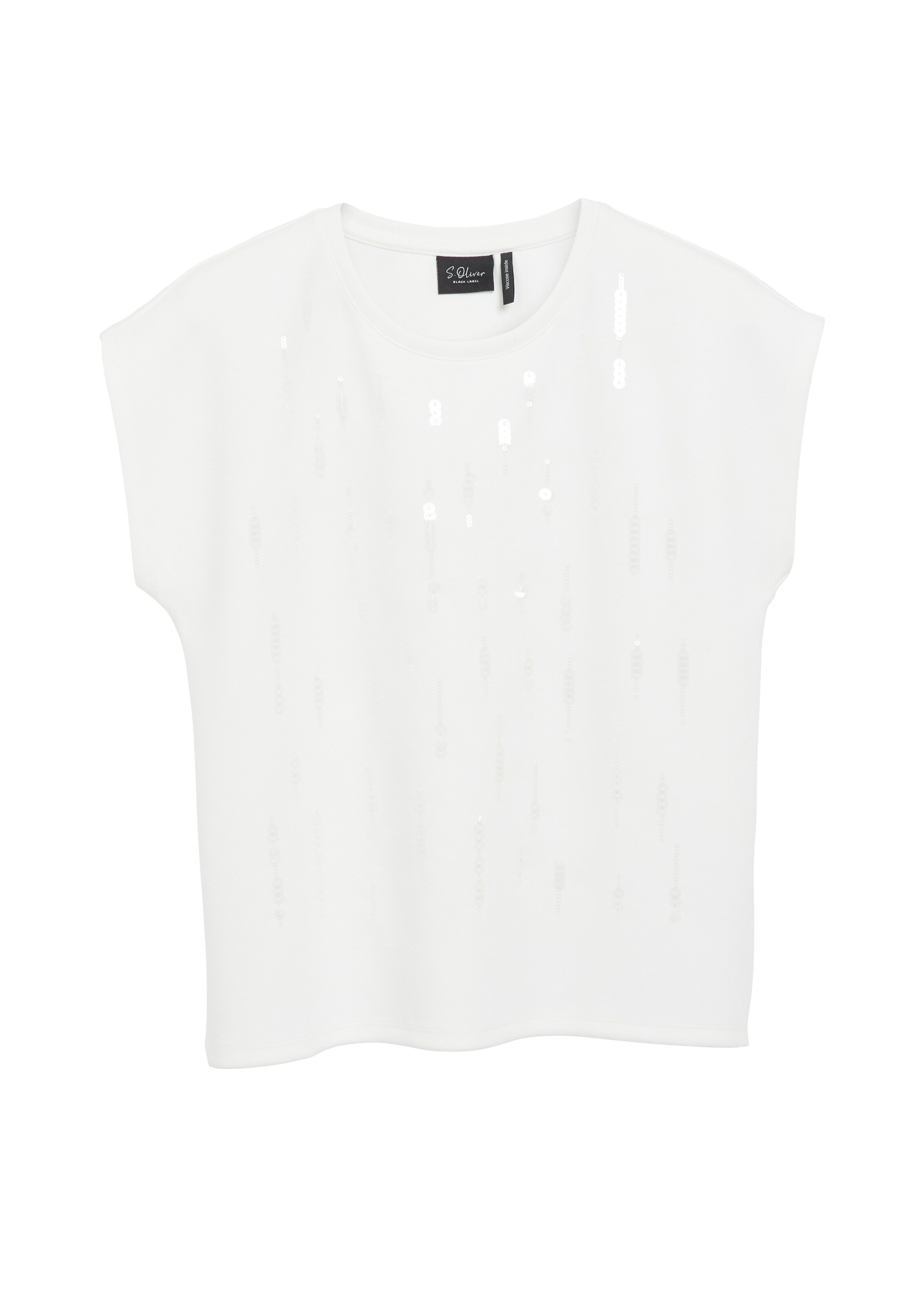 T-shirt s.Oliver en beige : devant