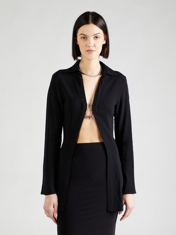 GCDS Blouse 'HOOP' in Black: front