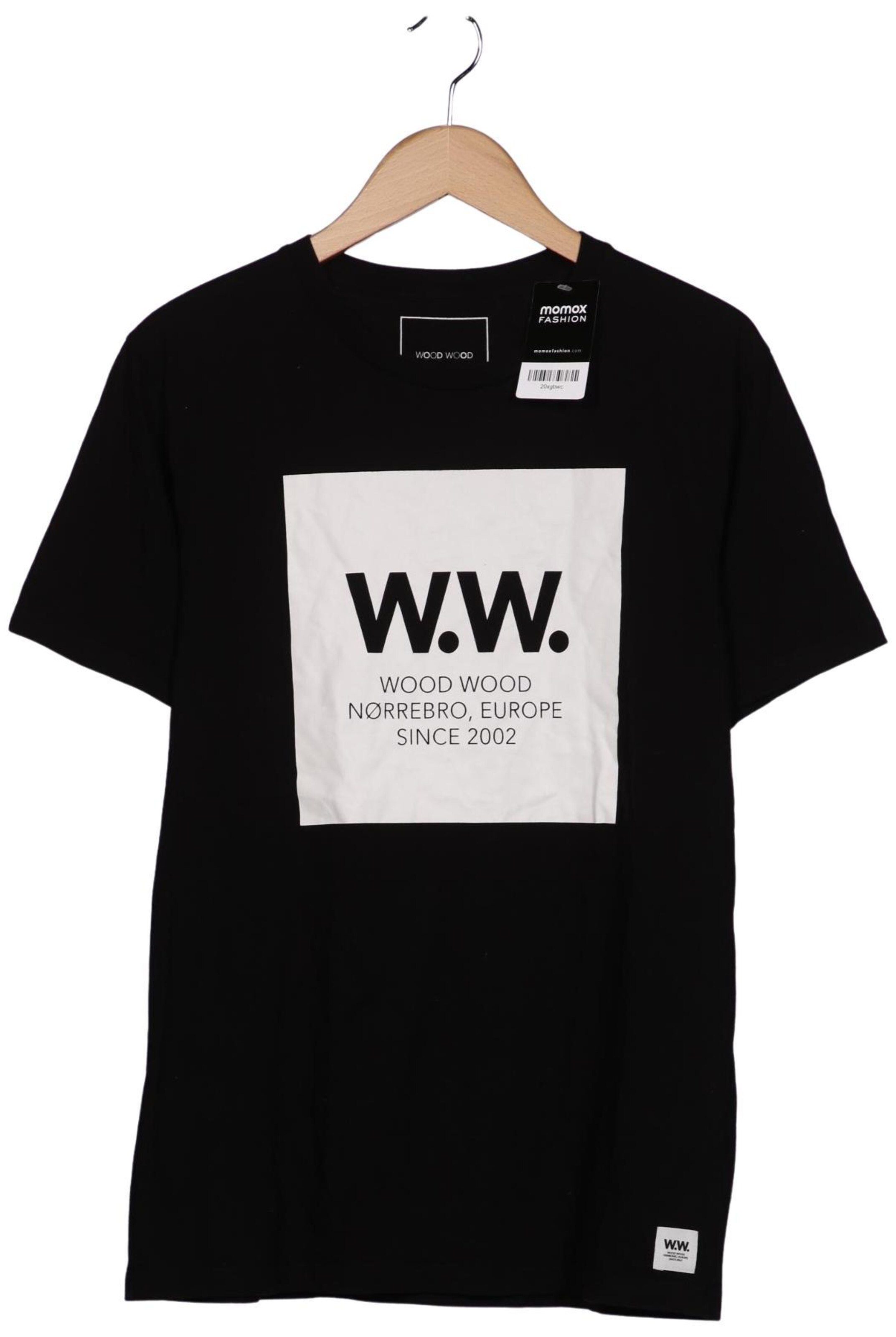WOOD WOOD Shirt in M in Black: front