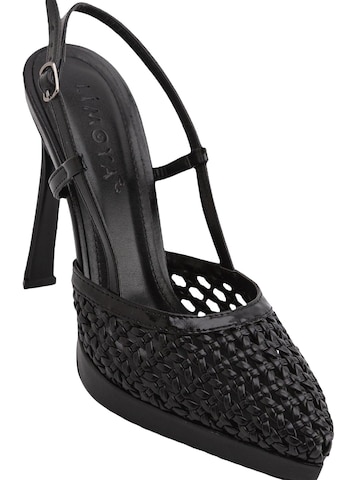 Limoya Slingback Pumps 'Damen-Absätze' in Black: front