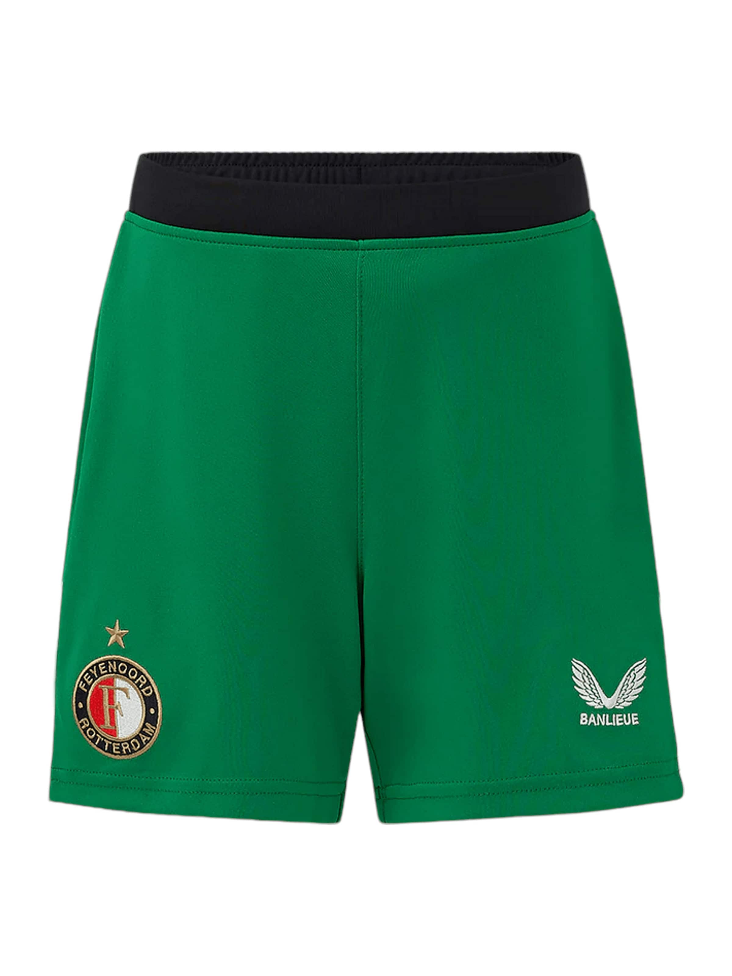 Castor Regular Workout Pants in Green: front