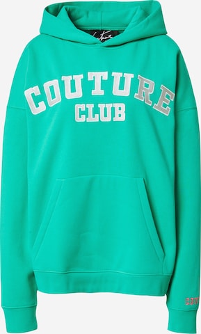 Bluză de molton de la The Couture Club pe verde: față