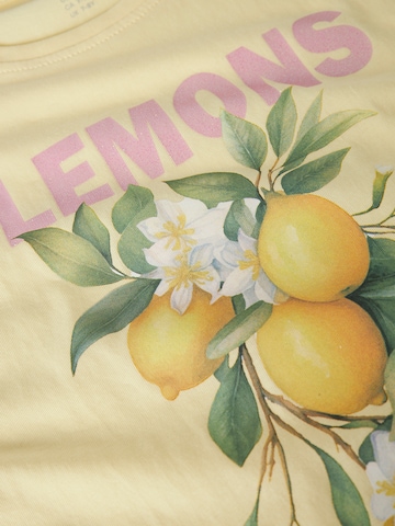 NAME IT Shirt 'NKFVOTIA' in Yellow