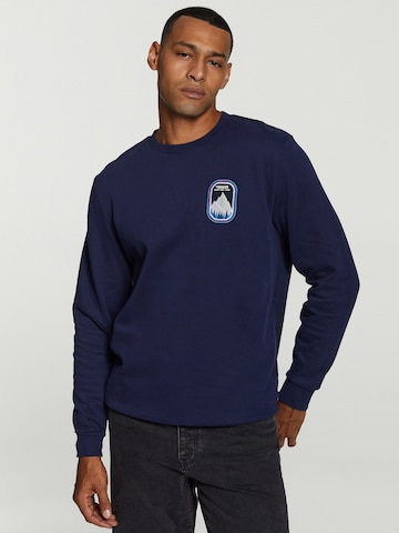 Shiwi Sweatshirt in Blauw: voorkant