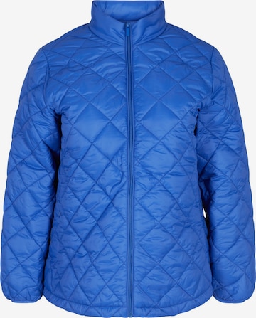 Zizzi Jacke 'Diamond' in Blau: predná strana