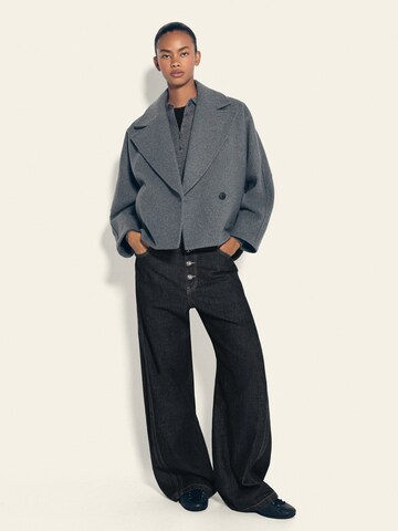 Bershka Between-season jacket in Grey: front