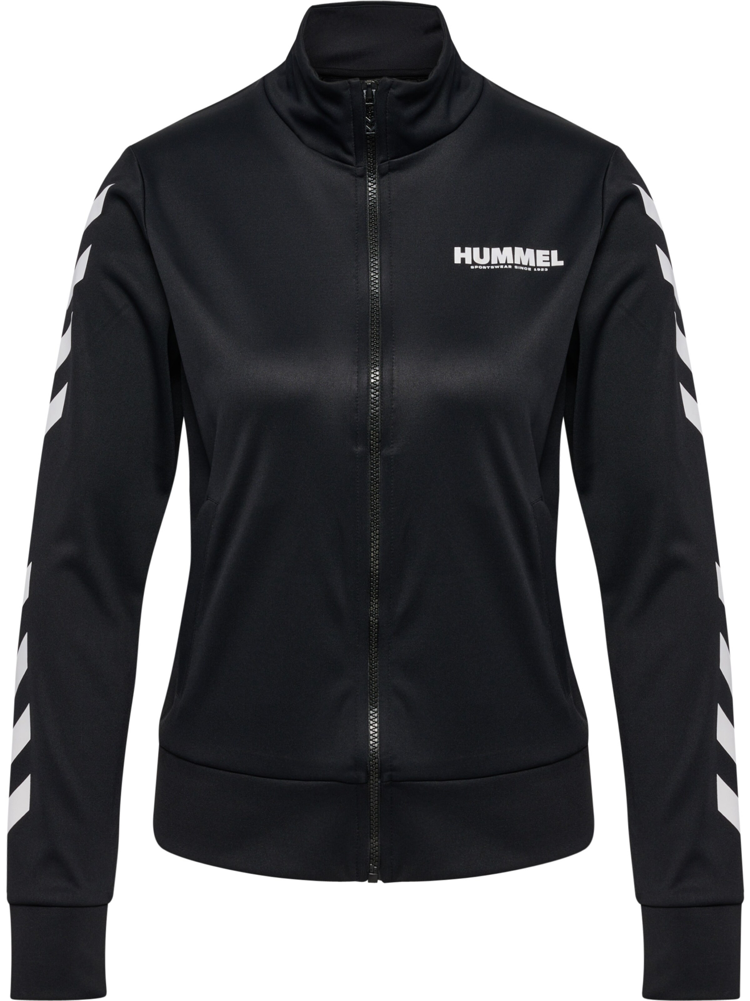 Hummel Athletic Zip-Up Hoodie 'Legacy' in Black ABOUT YOU