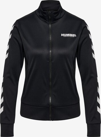 Veste de survêtement Hummel en noir : devant